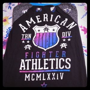 American fighter women’s shirt